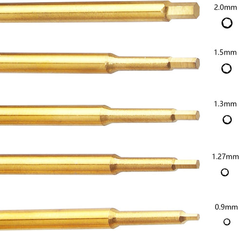 5pcs FriHobby Small RC Hex Screwdriver Set - Mini Hex Driver Set for Axial SCX24 Repair Tool Kits.