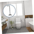 Gatuida Farmhouse Style Standing Paper Towel Rack Black Iron Pipe Toilet Tissue Holder with Capacity for Bathroom