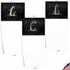 The Best Card Company 10 Initial Letter C Assorted Blank Notecards - Floral Monogrammed Personal Stationery