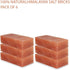 Generic 8x4x2 pack 6 Himalayan Salt Bricks for Wall - Size of | Himalayan Pink Salt Bricks for Home | Salt Tiles