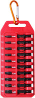 Impact Bit Set with Clip, T10-T40 TORX, 10-Piece, 2 Inch Length, Industrial Strength