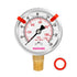 Glycerin Filled Pressure Gauge, 0-160psi, 2-1/2" Dial Size, Stainless Steel Case, 1/4" NPT Lower Mount