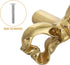 RUNROTOO 40x20x25mm Brass Bow Drawer Pull Handle Hollow Vintage Cabinet Knob for Dresser Wardrobe Shoe Cabinet
