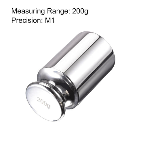 uxcell 200g M1 Precision Stainless Steel Gram Calibration Weight for Digital Balance Scales