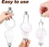 Abizarch 4Pcs Bulb Bulb Bulb Light Clip Metal Lamp Shade Holder Heavy-Duty Light Clamp Gold/Black/Silver Lamp Shade