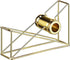 Metal Wire Tape Dispenser, Desktop Tape Holder Cutter for Home School Office Supplies, 1 Piece (Gold)