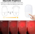 670nm 2 Pack echosari Red & Warm White Light Night Light for Sleep, Red Night Lights with Dusk to Dawn Sensor, LED