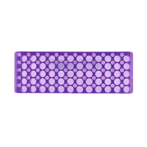 uxcell Double Panel Polypropylene Test Tube Rack, 60 Well for 0.5ml/1.5ml/2ml (Purple, 2Pcs)