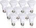 Bioluz LED 10 Pack BR20 LED Bulb, 6W=50W, 2700K Warm White, Dimmable, 540 Lumen