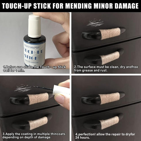 Black Appliance Touch Up Paint - High Gloss Paint for Refrigerators, Washers, Dryers, and Other Appliances