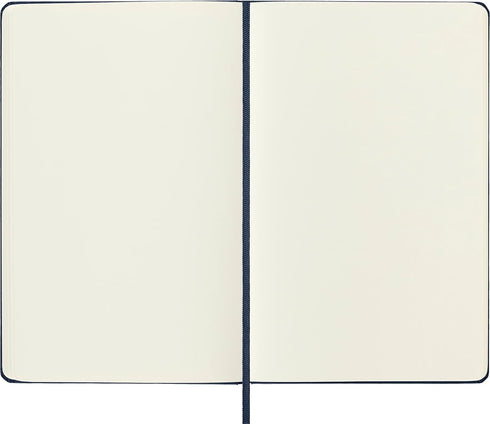 Moleskine Classic Notebook, Hard Cover, Large (5" x 8.25"), Sapphire Blue, 240 Pages Plain/Blank
