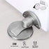Magnetic Door Stop - Brushed Satin Nickel Floor Metal Magnetic Door Catch - Heavy Duty Silver Doorstop