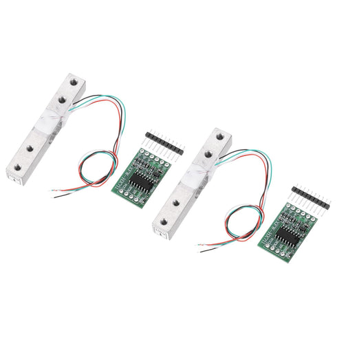 MECCANIXITY 2 Set Digital Load Cell Weight Sensor, 10KG + HX711 Module for DIY Kitchen Scale