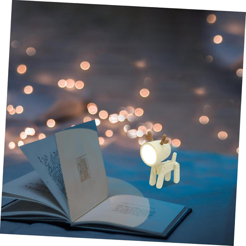 DIYEAH Led Night Light Changing Table Lamp Deer Shape Foldable Night Lamp for Bedroom
