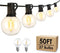 Mlambert 50Ft LED Outdoor String Lights G40 Globe Dimmable Patio Light, Waterproof