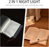 Dimmable 3 AVEKI Book Light, LED Reading Light Color Flat Book Lamp for Reading, Rechargeable Full Page Lights