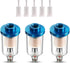 3Pack Oil Water Separator for Air Line, 1/4'' NPT Inlet and Outlet for Air-Compressor Tools and Accessories