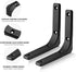 4Pcs L Wall Bracket, 4 x 4 Inch Heavy Duty Floating Shelf Bracket, Iron Joint Angle Bracket with Screws