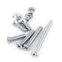 100Pcs/Bag M3 Machine Screws, 9 Types M3 Flat Head Stainless Steel SS304 Machine Countersunk Screw Bolt