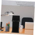 Cabilock Wide Bookshelf Rack Bookends for Heavy Books Flyer Holder Heavy Duty Easel Stand Metal Bookends Picture Frame