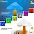 2Pack 7 Sensor LED Mushroom Night Lights - Plug into Wall Color Changing Mushroom Lamp, Mini Dream Bed Cute Colourful