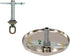 ECUDIS 1/4 Set Pack 2) Light Fixture Cross Bar Kit, IP Center Lamp Screw Collar Canopy Hardware (Antique Brass