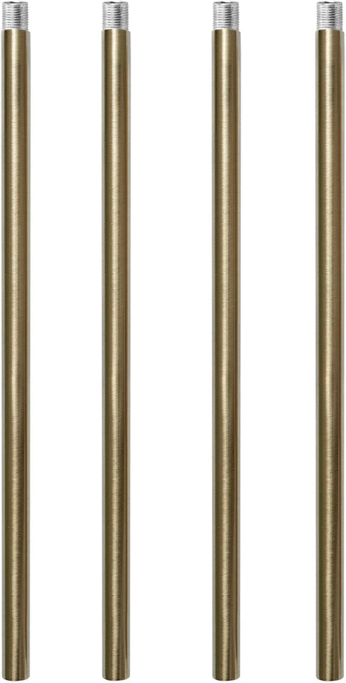 Polished Brass M12 Threaded Extension Rod for Pendant Light, Island Lighting, Chandeliers,Lighting