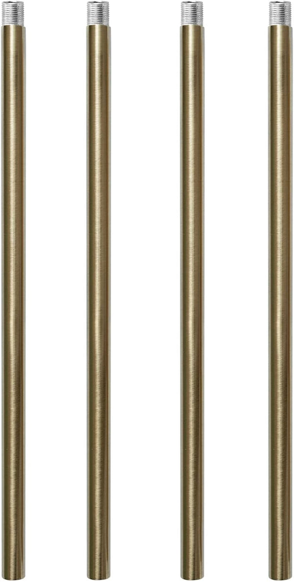 Polished Brass M12 Threaded Extension Rod for Pendant Light, Island Lighting, Chandeliers,Lighting
