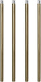 Polished Brass M12 Threaded Extension Rod for Pendant Light, Island Lighting, Chandeliers,Lighting