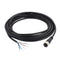 uxcell A16110400ux0295 M12 Female Straight 5 Pins Connector - 5M Black Aviation Socket Electrical Cable