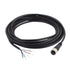 uxcell A16110400ux0295 M12 Female Straight 5 Pins Connector - 5M Black Aviation Socket Electrical Cable