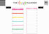 The Happy Planner Daily Planning Half Sheets, 60 Pre-Punched Pages, Classic Size, Daily Schedule & Checklist