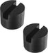 M METERXITY 2-Pack Floor Jack Rubber Pad, 2 Inch Dia Universal Rail Pinch Weld