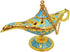 Hourwof Tiny Aladdin Genie Lamp Vintage Legend Aladdin Magic Lamp Wishing Light