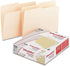 Pendaflex File Folders, Letter Size, Manila, 1/2 Cut, 100/BX