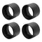 Klyeola 4Pcs 55mm*40mm Light Socket Shade Rings, Metal Lamp Shade Collar Rings for