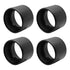 Klyeola 4Pcs 55mm*40mm Light Socket Shade Rings, Metal Lamp Shade Collar Rings for
