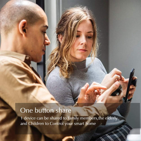 eMylo Mini Smart WiFi Switch, Wireless Relay Light Switch AC 220V, Remote Control Timer for Home Automation