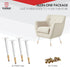 TCHOSUZ 12 Inch 30cm 4 / Metal Furniture Legs, Heavy Duty Tapered Table Sofa Legs Couch Feet with Screws,Modern