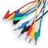 Sumnacon 5PCS Multimeter Banana Plug to Crocodile Alligator Clip Test Probe, 1M Lead Wire Cable