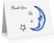 Little Notes by Comptime Moon & Stars Thank You Cards (24 Foldover Cards and Envelopes)