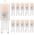 G9 LED Bulb Frosted 2W (20Watt Equivalent), Not Dimmable 120V 200LM 2700K