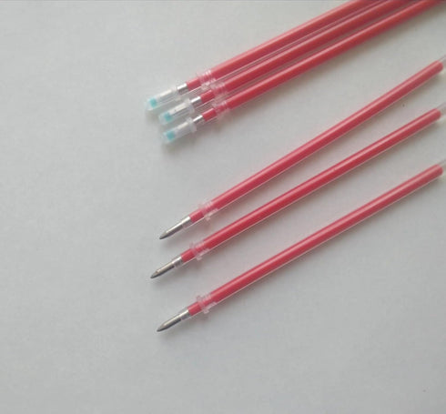 Gel Pens 0.5mm Refills, 50-Pack Red Gel Pen Refills, Easy Drying, Smooth Writing, Includes 1 Extra Pen