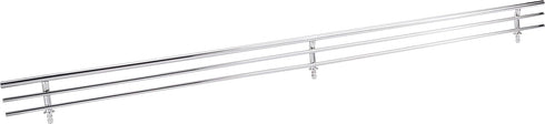 Hardware Resources SF23-PC Wire Shoe Shelf Fence, Polished Chrome