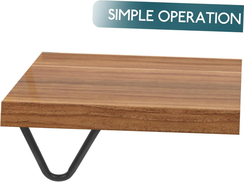 4pcs DOITOOL Metal Hairpin Table Legs Durable and Easy to Install Furniture Legs for Coffee Tables Desks and Tv Stands