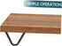4pcs DOITOOL Metal Hairpin Table Legs Durable and Easy to Install Furniture Legs for Coffee Tables Desks and Tv Stands