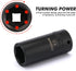 55PCS 1/4-Inch Set, 5/32 Inch 9/16 Inch, 4mm 15mm, 6-Point, Set CASOMAN Drive Impact Socket Shallow & Deep,