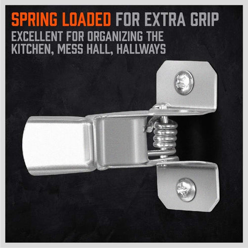 10 Pack HORUSDY Spring Grip Mop and Broom Holder for Shovel, Rake, Broom, Mop Holder, Etc.