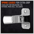 10 Pack HORUSDY Spring Grip Mop and Broom Holder for Shovel, Rake, Broom, Mop Holder, Etc.