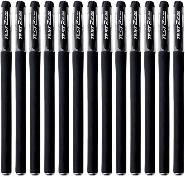 VILLCASE Black Gel Pens, 20pcs Fine Point Black Ink Pens Bulk, Smooth Writing 0.5mm Ballpoint Pens for Office Supplies